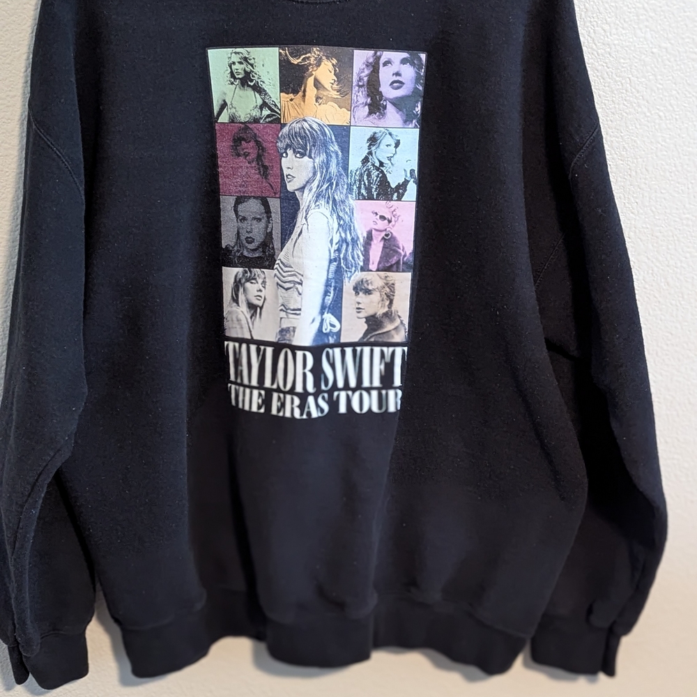 Taylor Swift Black Sweater - The Eras Tour